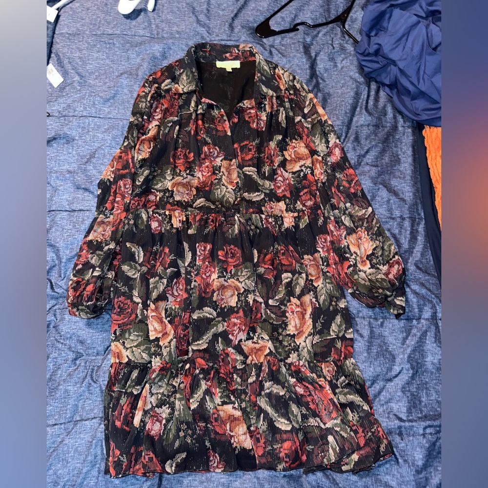 Floral Long Sleeve Dress